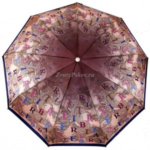 Стильный атласный женский зонт, Umbrellas, автомат, арт.530-2